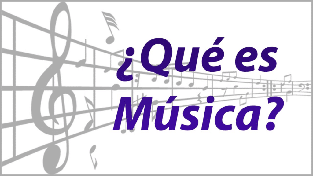 Qué es la música y de qué se compone