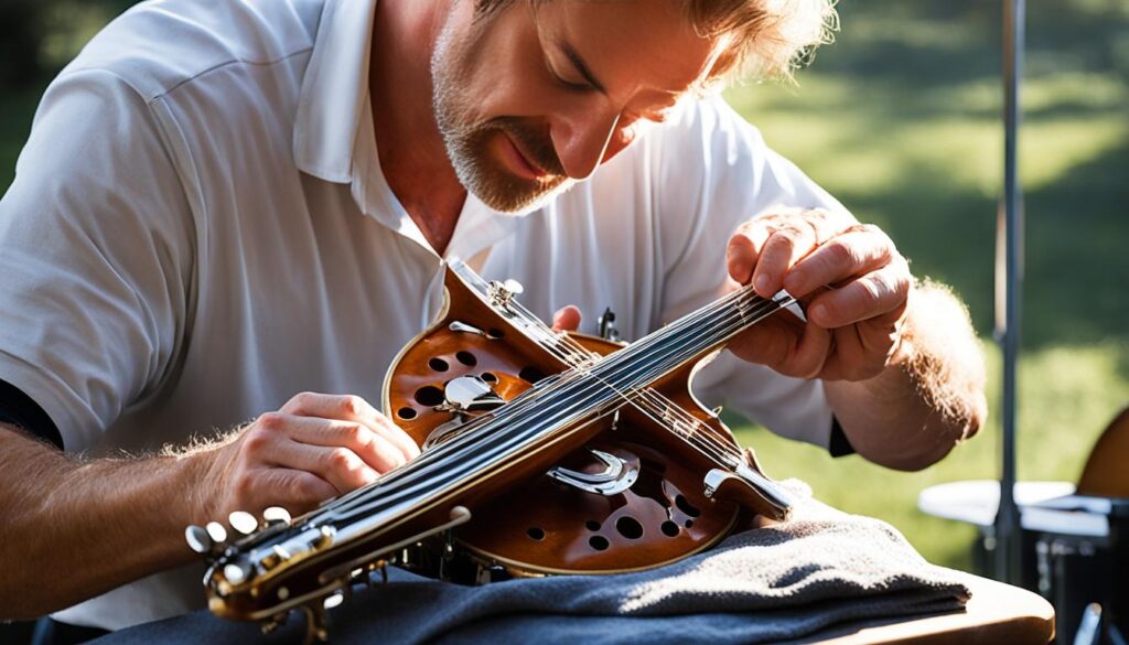 pulido de instrumentos musicales