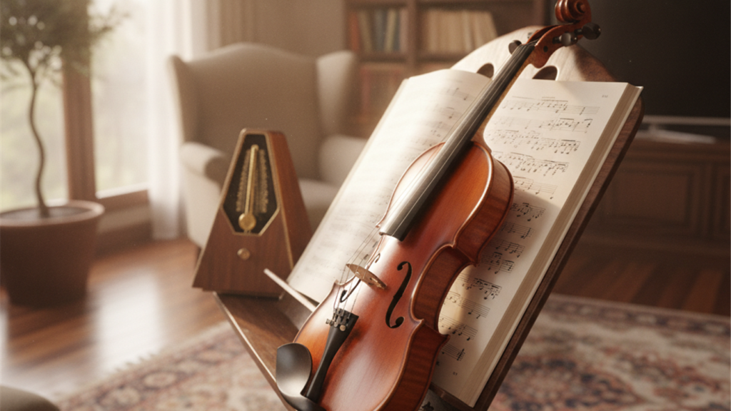 practicar violin rutina diaria imagen 1