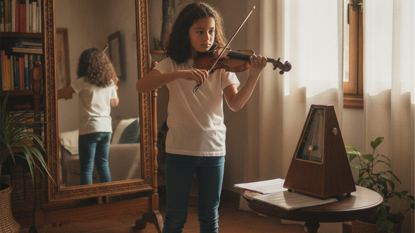 practicar violin rutina diaria imagen 2