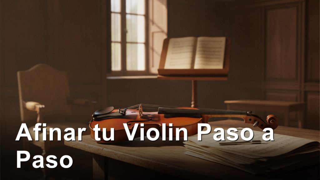como afinar violin imagen 1