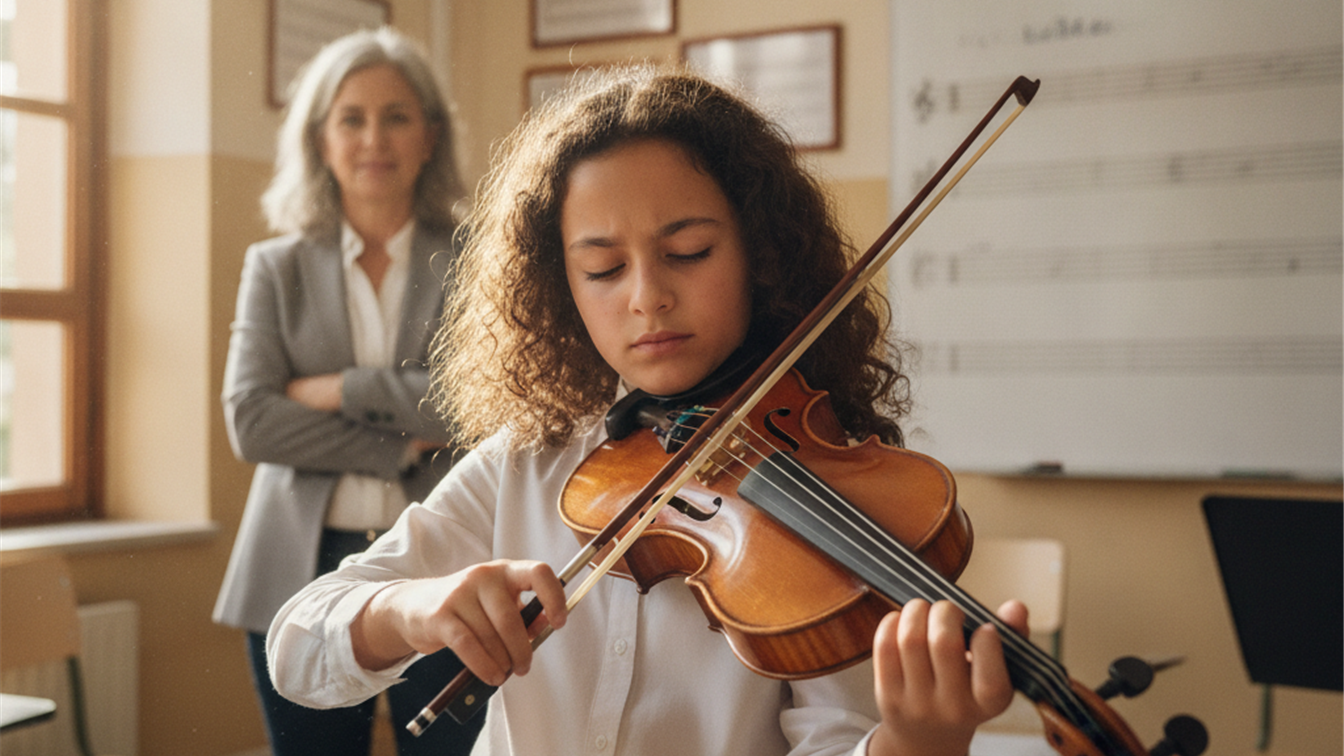 como afinar violin imagen 2