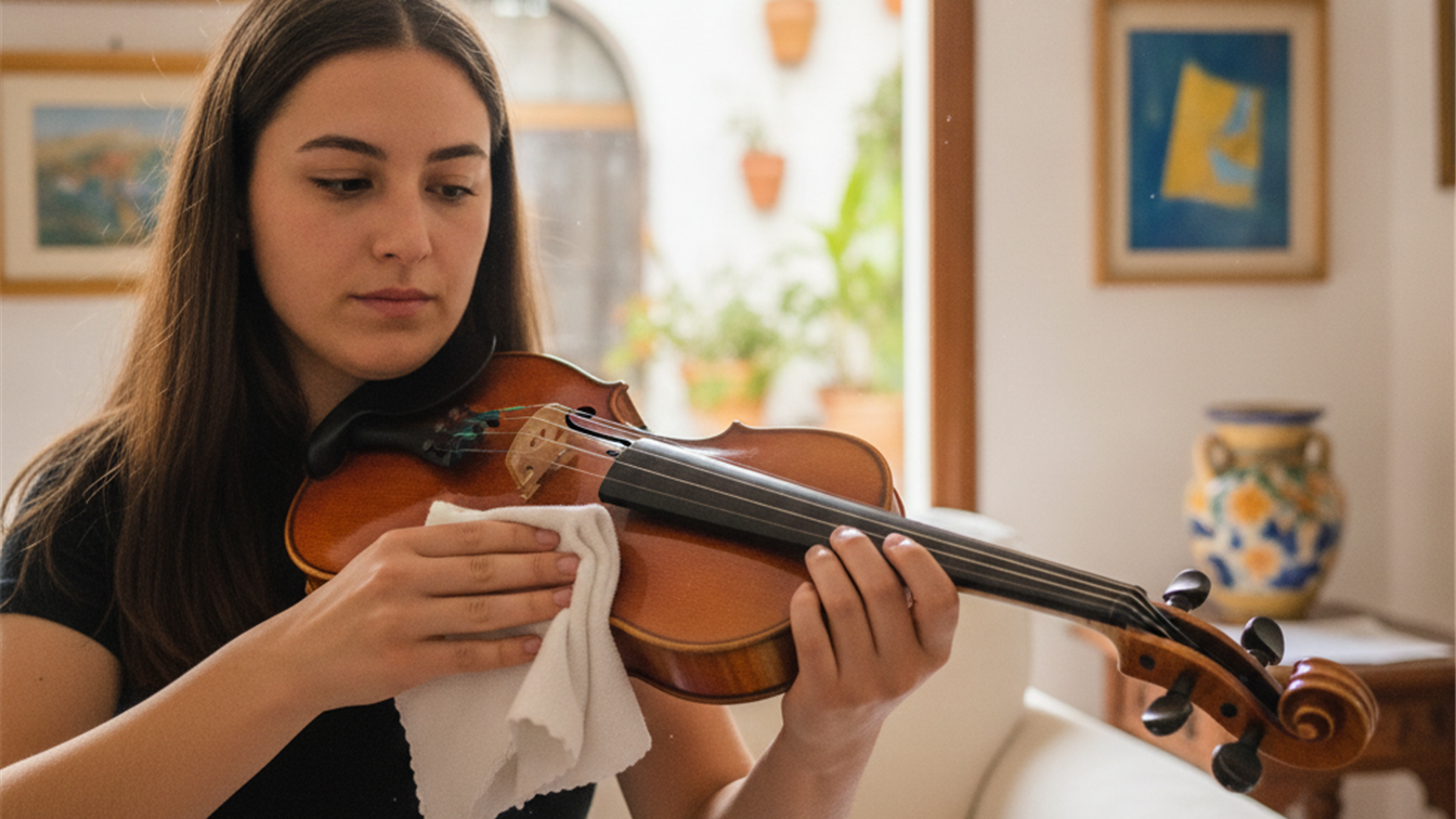 como cuidar mantener violin limpieza conservacion imagen 2