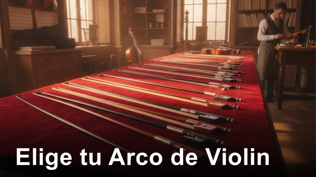 como elegir el arco de violin imagen 1