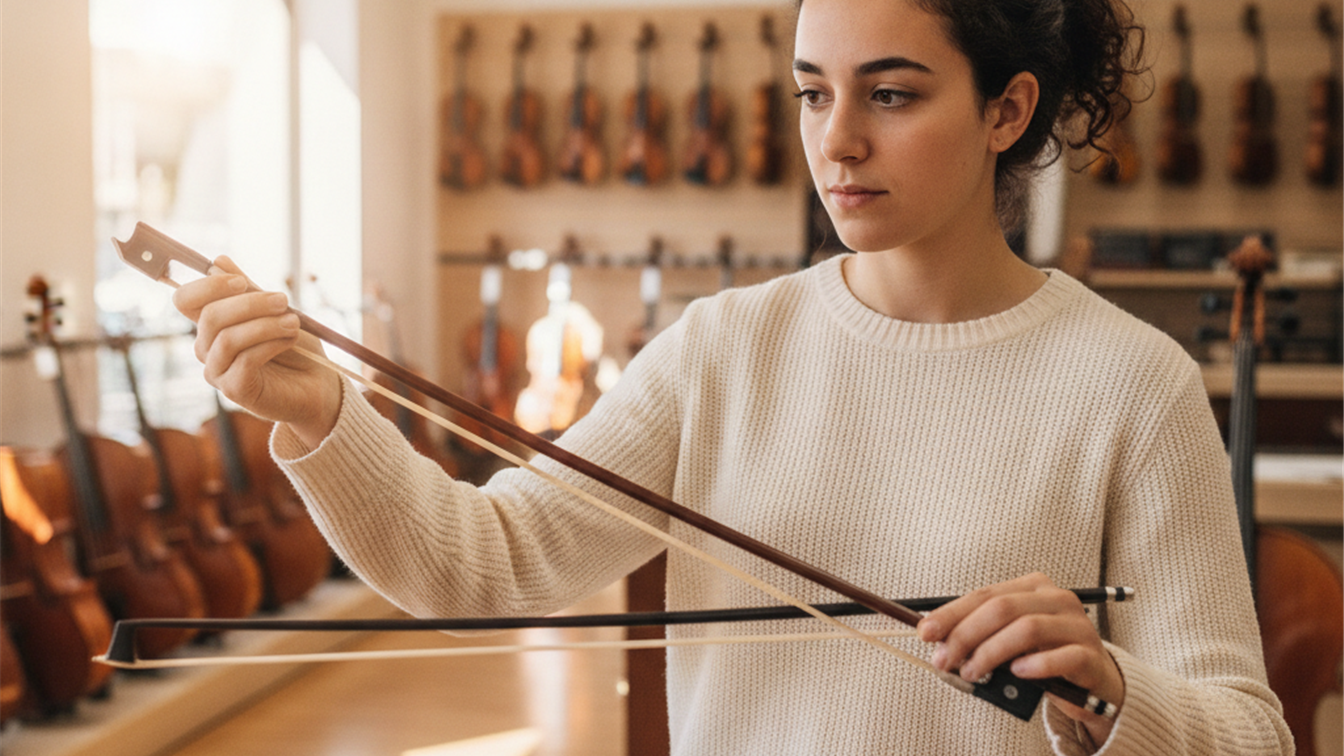 como elegir el arco de violin imagen 2