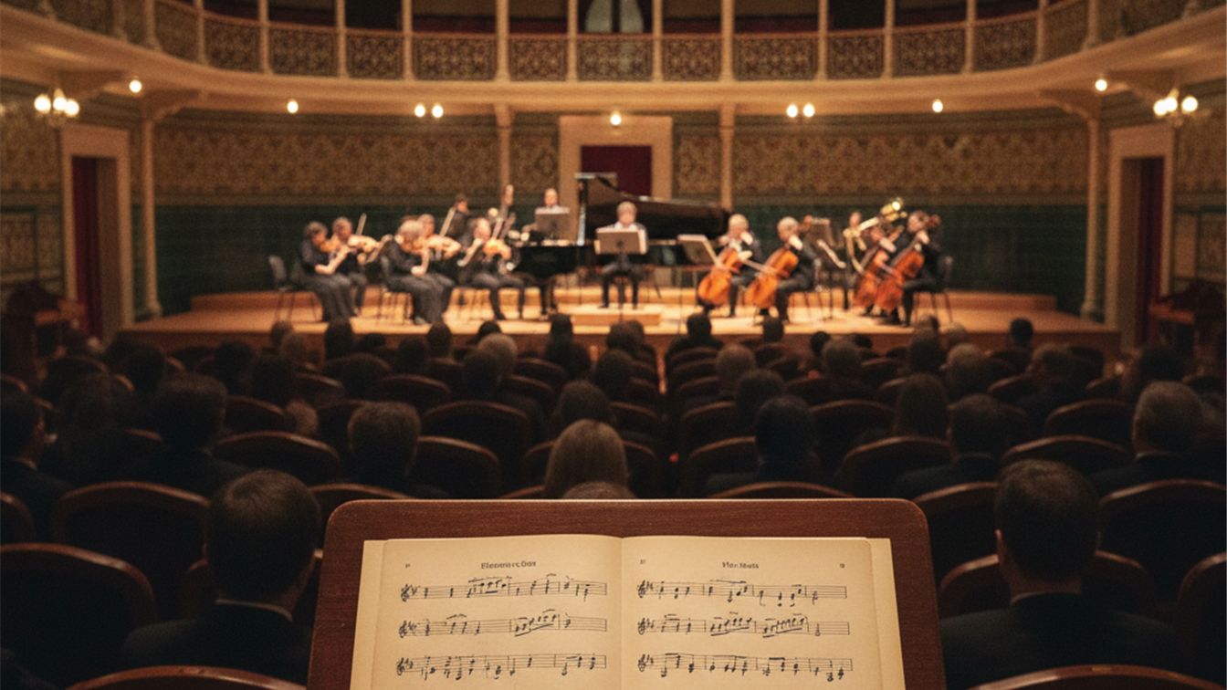 partitura atril auditorio conservatorio musica espana