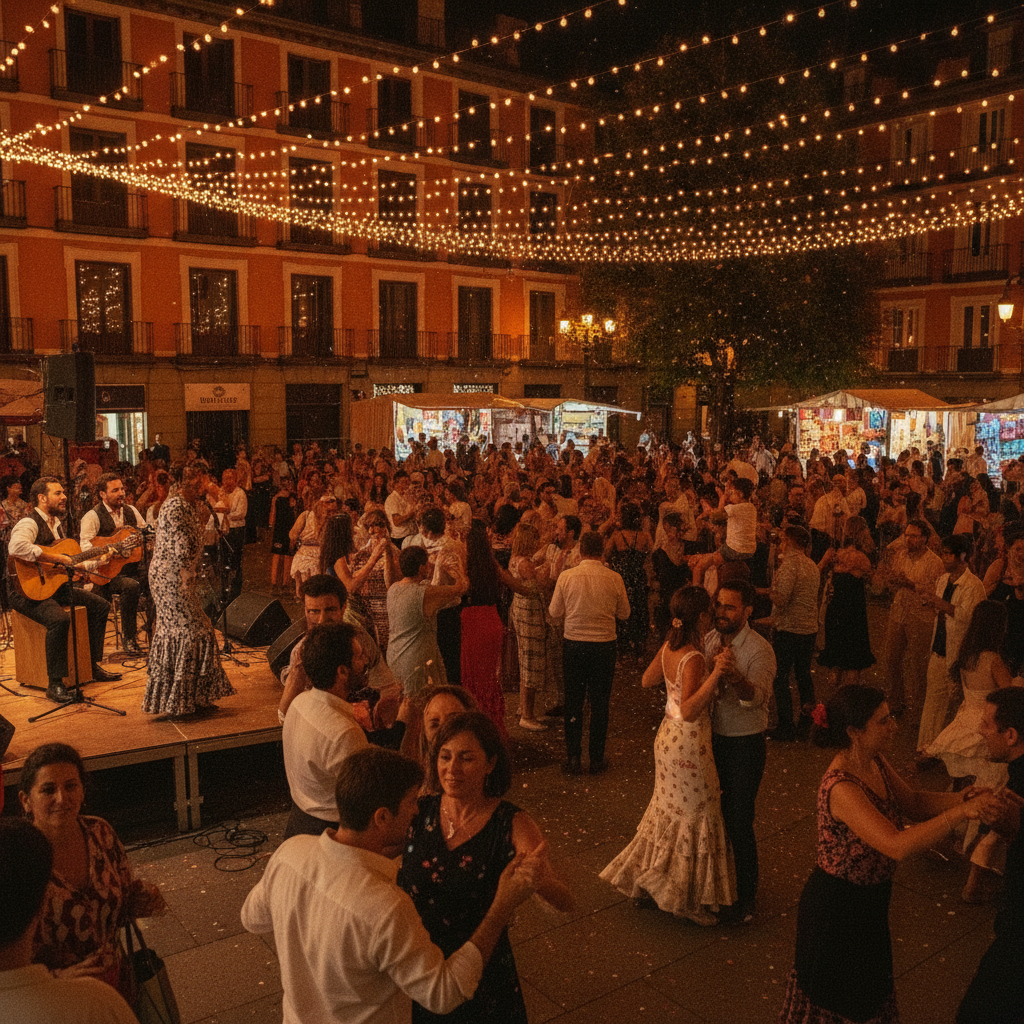 verbena de San Cayetano en Madrid con musica en directo