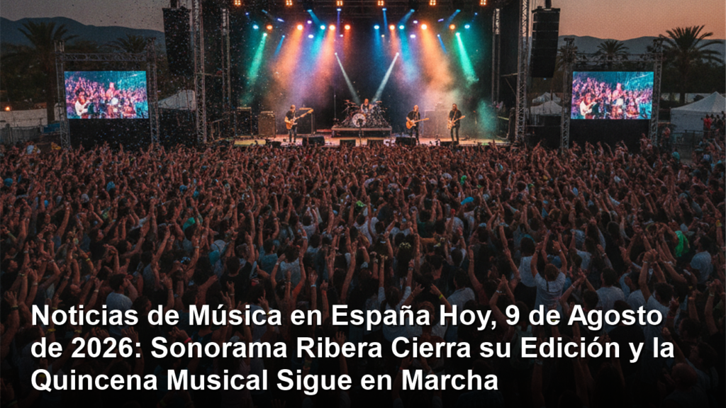 noticias musica espana agosto 2026 imagen 1
