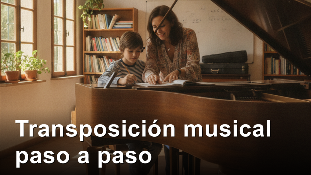 transposicion musical como transponer principiantes espana 2026 imagen 1